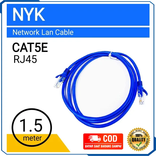 Kabel Lan M Cat E Internet Ethernet Cable Utp Nyk Meter