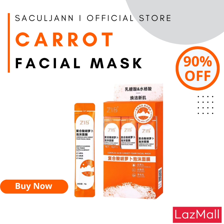 By 1 Take 1 Compound Sour Carrot Foam Mask Deep Cleansing To Remove