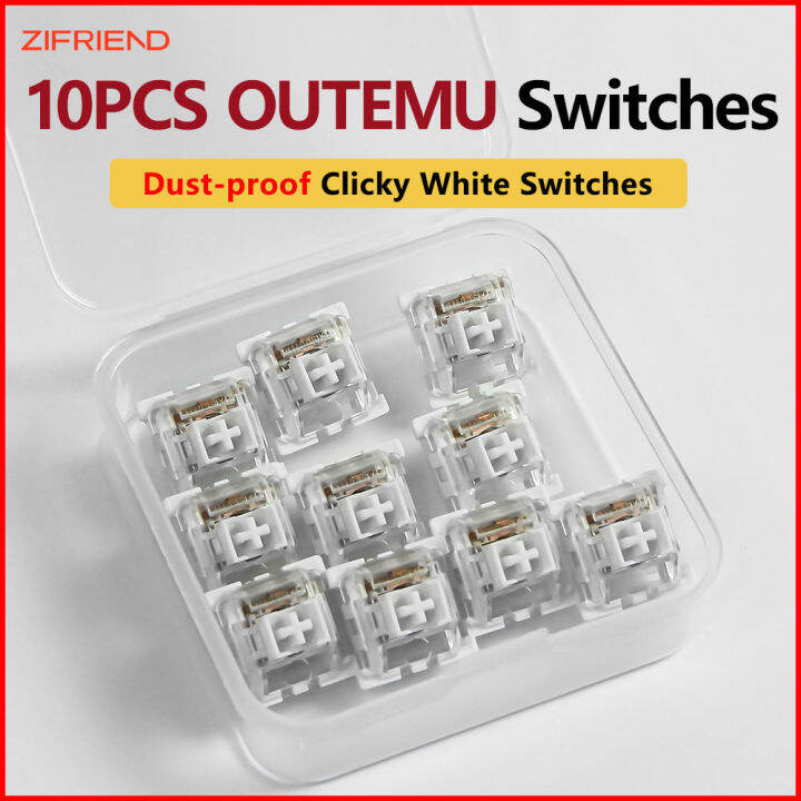 Outemu Switch Pcs White Swtich Pin Mechanical Keyboard Switches