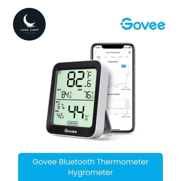 Local Delivery Govee Smart Bluetooth Thermometer Hygrometer With