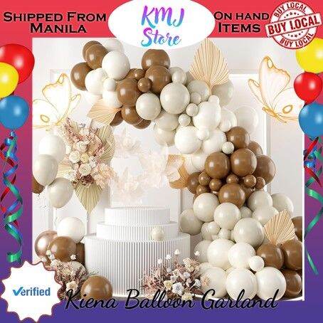 Kiena Balloon Nude Balloon Arch Kit Pcs Beige Balloons Garland Kit