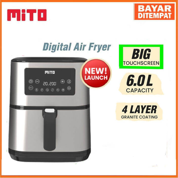 Mito Af Digital Air Fryer Grande Digifry Mito Low Watt Kapasitas