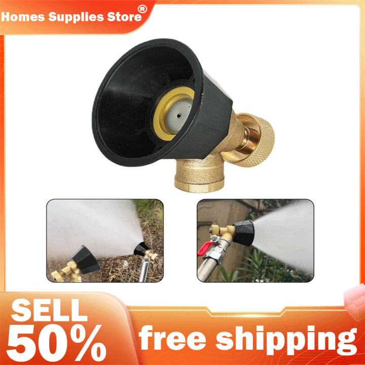 Agricultural Atomization Adjustable Nozzle Garden Copper Black Cyclone