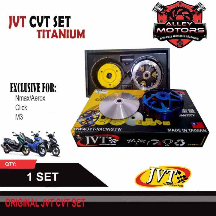 Jvt Cvt Titanium Set For Nmax Aerox Click M By Alley Motors Lazada Ph