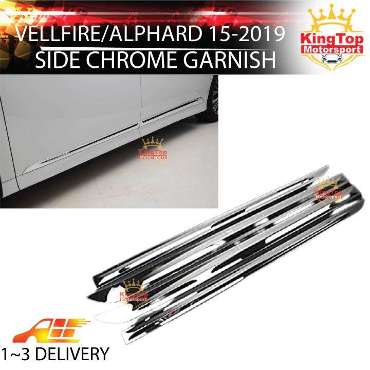 Toyota Alphard Vellfire ANH30 2015 2021 Side Door Moulding Body