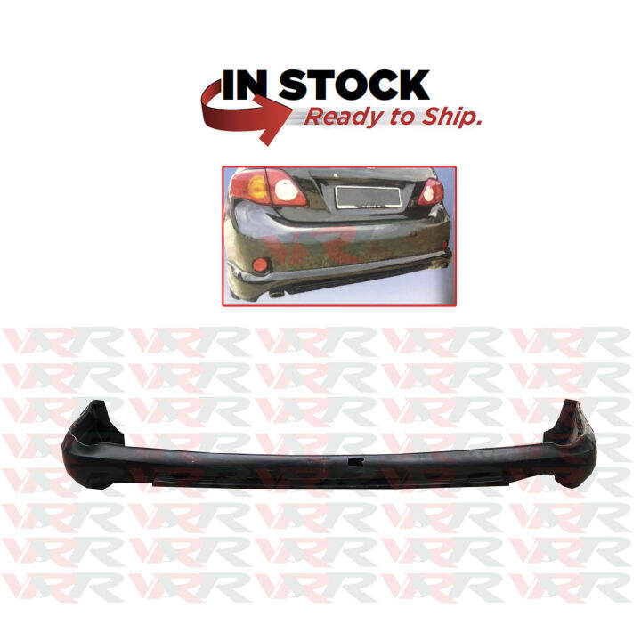 Toyota Corolla Altis Tenth Generation 2008 2012 SPORT Style Rear Back