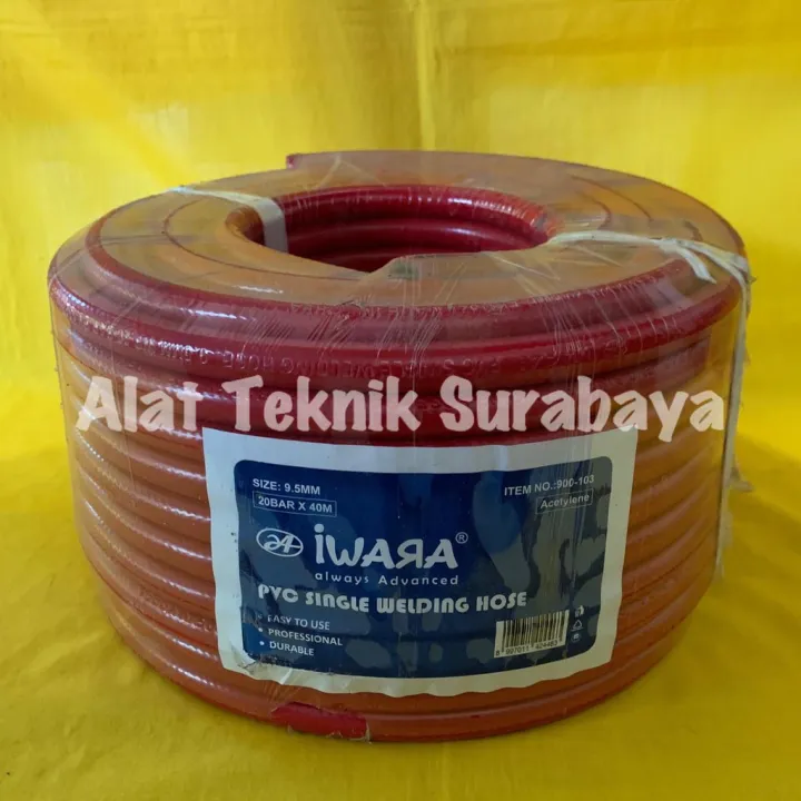 Selang Las Engkel Iwara Biru Merah Mm Bar M Meter Pvc