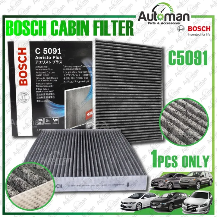 Honda Civic FD Accord CR V Stream Odyssey BOSCH ACTIVATED CARBON CABIN