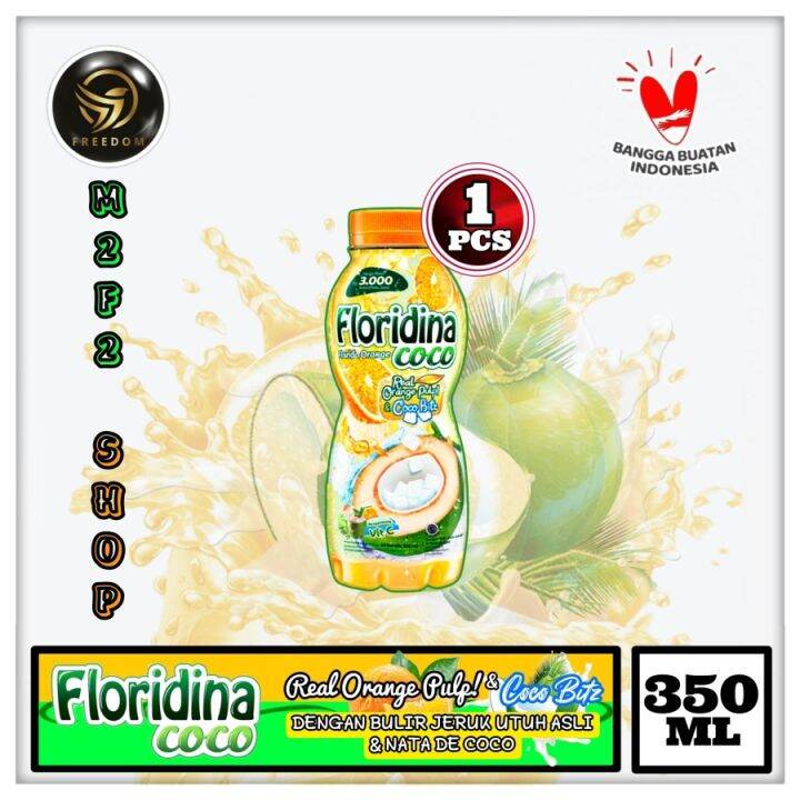 Floridina Orange Coco Minuman Rasa Jeruk Kelapa Ml Kemasan Satuan