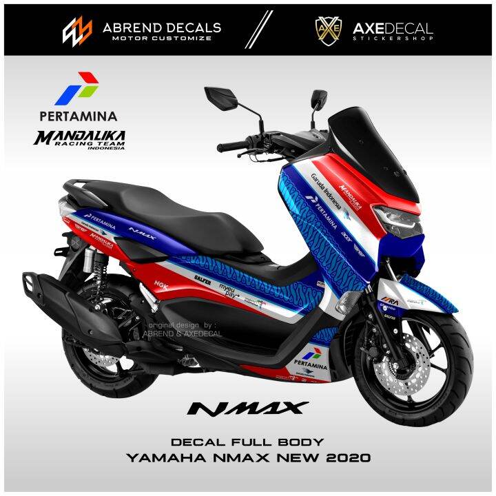 Decal Nmax New Mandalika Stiker Motor Fullbody Yamaha Nmax Baru