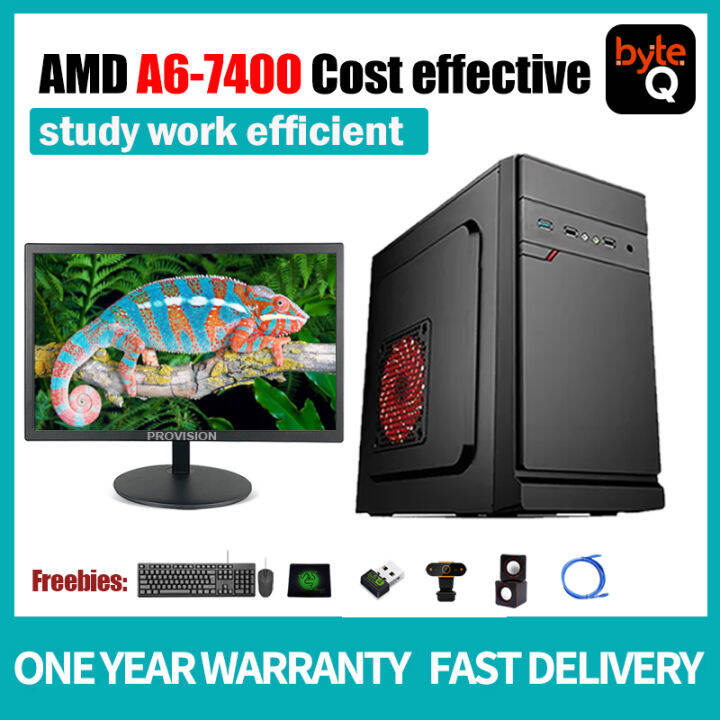 Desktop Computer Set Gaming PC Set Gaming AMD A6 7480 3 9 GHz Max Turbo