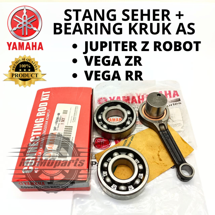 Original Paket Stang Seher Piston Set Plus Bearing Kruk As Biji