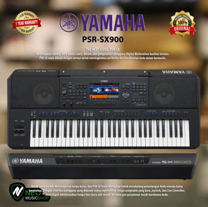 Keyboard Yamaha PSR SX900 Original Garansi Resmi Yamaha Lazada Indonesia