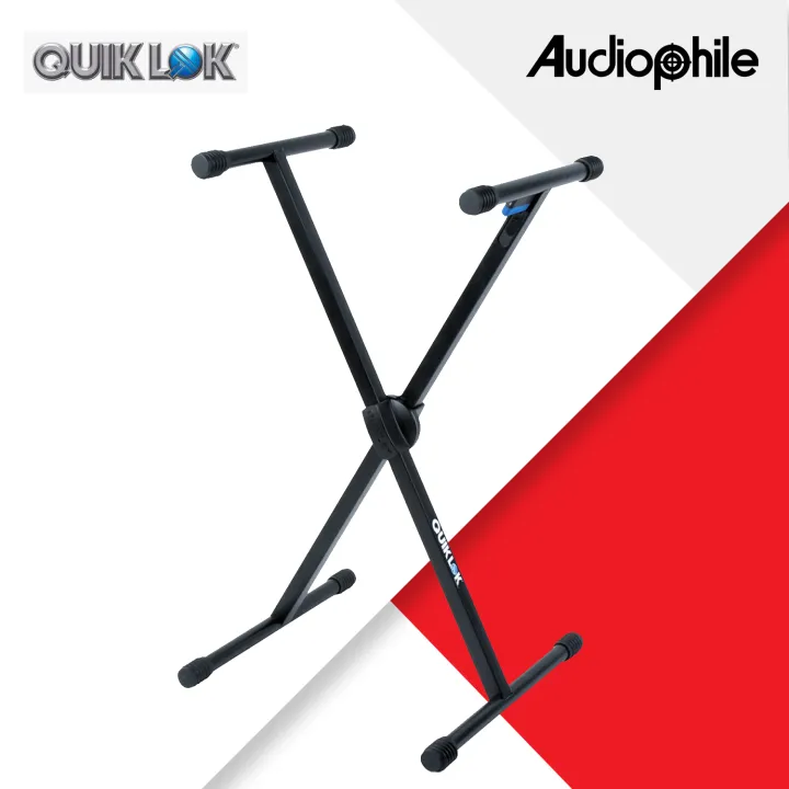 Quik Lok T500 Heavy Duty Single Brace Single Tier X Keyboard Stand