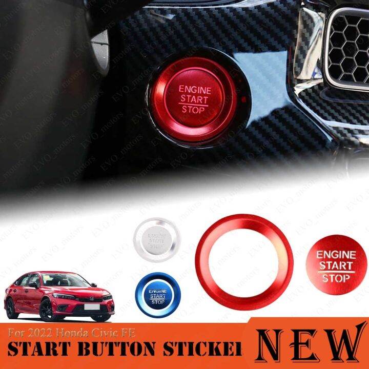 Xps For Honda Civic Fe Push Start Button Ring Cover Trim Push