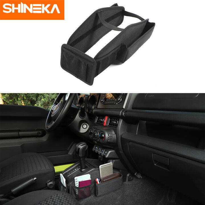 Shineka Car Gear Shift Storage Bag Organizer Tray Container Oxford