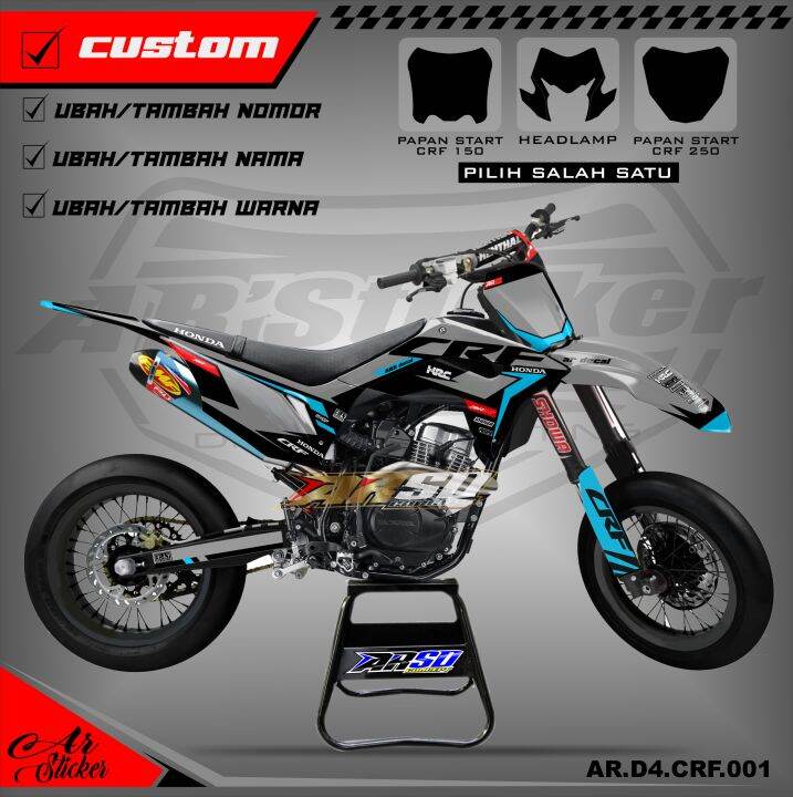 Stiker Decal CRF 150 L Full Body Sticker Dekal Motor Honda CRF 150L