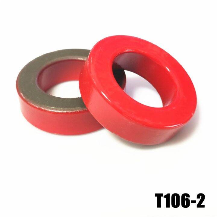 T106 2 Iron Ferrite Toroid Cores 27x14x11 Mm For Inductors Iron Powder