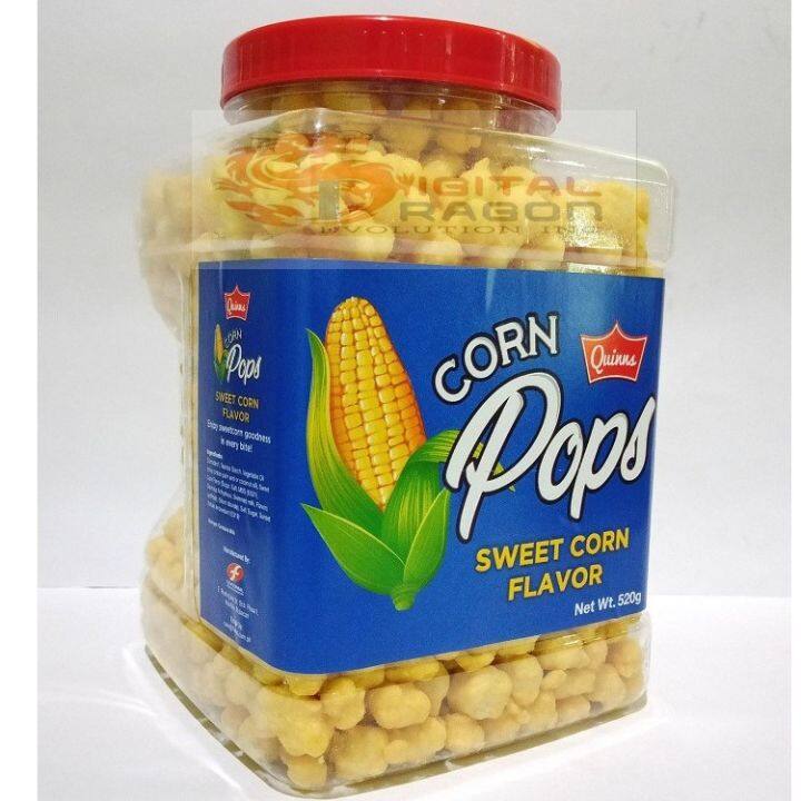 Quinns Corn Pops Sweet Corn Flavor 520g 4806505854898 Lazada PH