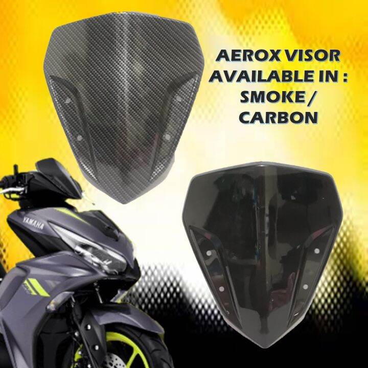 Motorcycle Yamaha Aerox Windshield Visor For Aerox Fit In V1 And V2 In