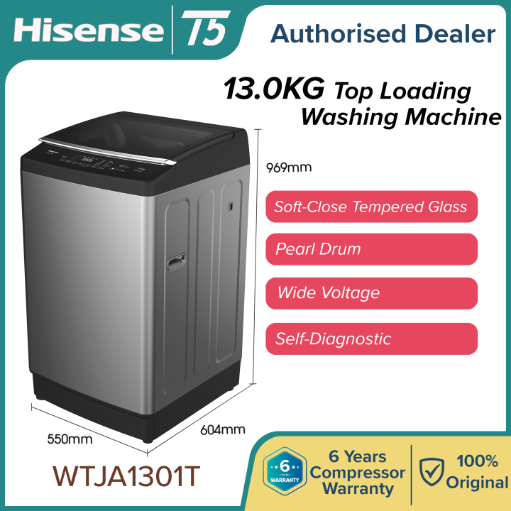 Hisense Washing Machine Kg Smart Fuzzy Logic Extra Soft Bubble Clean