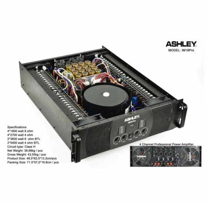 Power Amplifier Ashley Im Pro Channel Original Lazada Indonesia