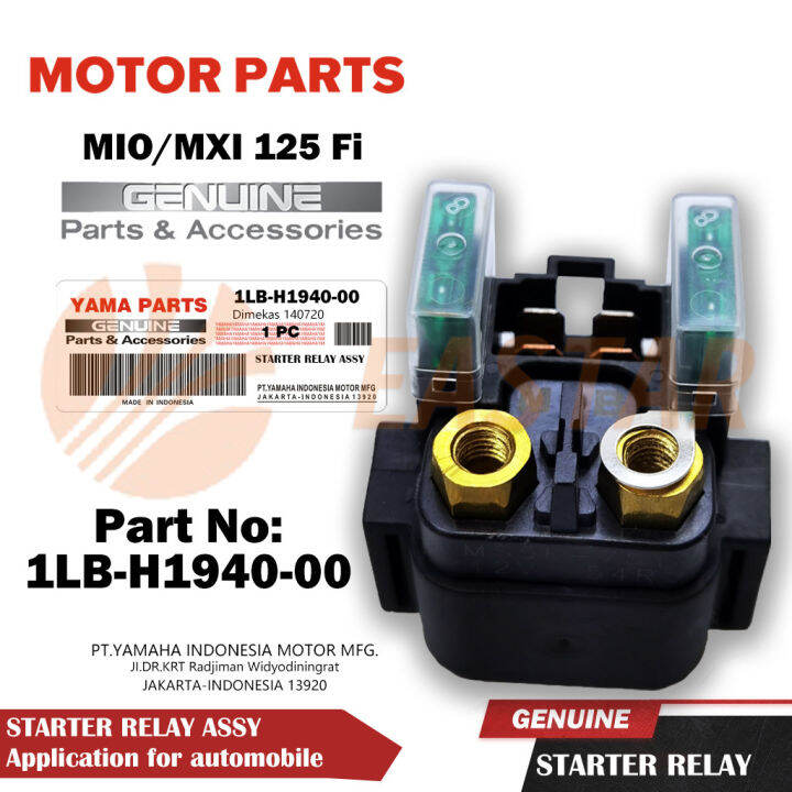 Lb H Starter Relay Mxi Fi Mio Mxi Fi Genuine