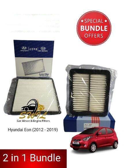 HYUNDAI BUNDLE Of Air Filter AC Cabin Filter For Hyundai Eon 2012