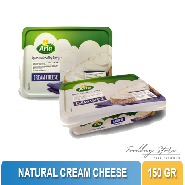 ARLA Cream Cheese 150 Gr Natural Dan Garlic Lazada Indonesia