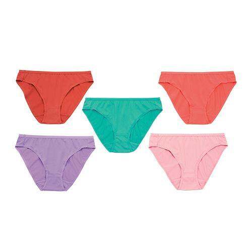 AVON Fashions Justine 5 In 1 Microfiber Bikini Panty Pack Panty For