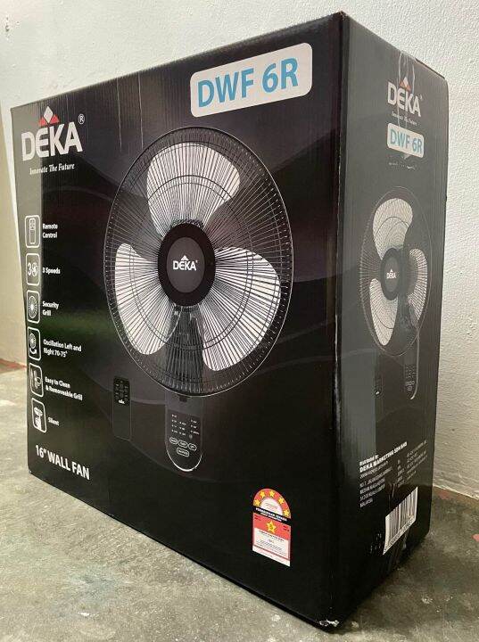 Deka Wall Fan With Remote Control Dwf R Lazada