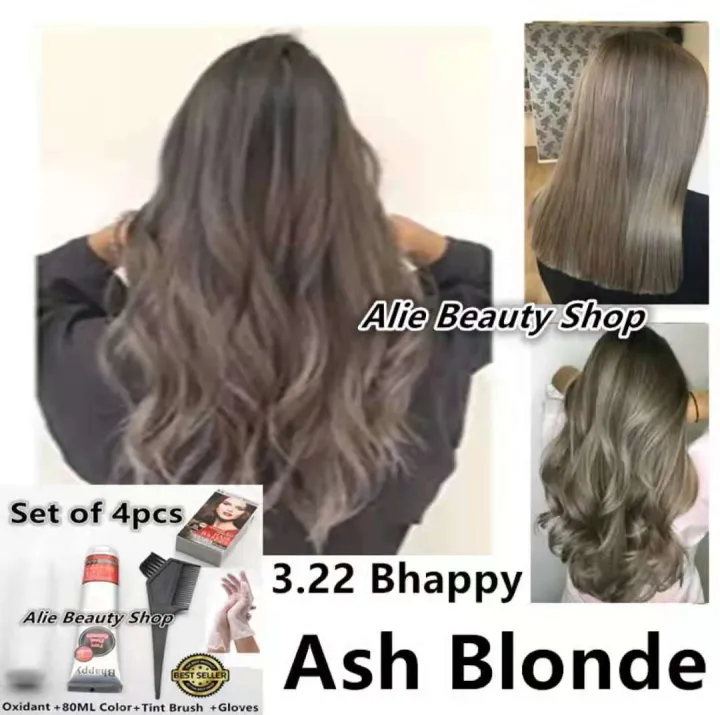 Beauty Ash Blonde Permanent Hair Color Set Bhappy Set Lazada Ph