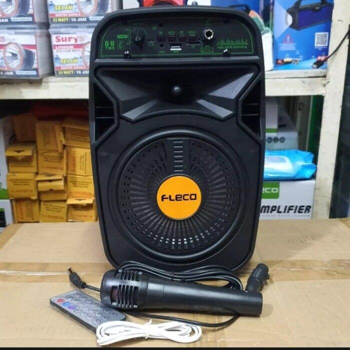 Speaker Bluetooth Fleco F Bonus Mic Lazada Indonesia