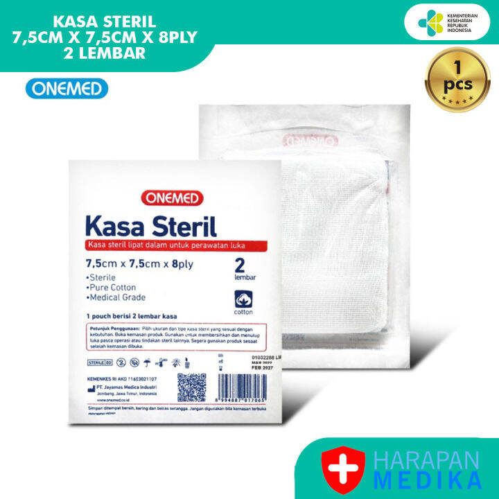 Kasa Steril X Cm Onemed Ply Isi Lembar Lazada Indonesia