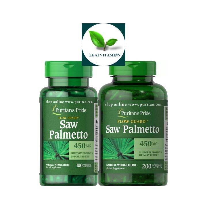 New Puritan S Pride Saw Palmetto Mg Capsules Lazada Co Th