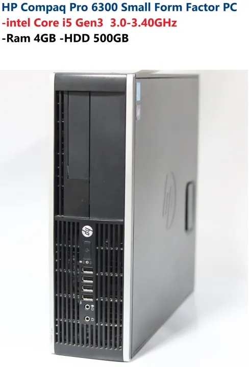 HP Compaq Pro 6300 Small Form Factor PC Intel Core I5 Gen3 3 0 3 40GHz