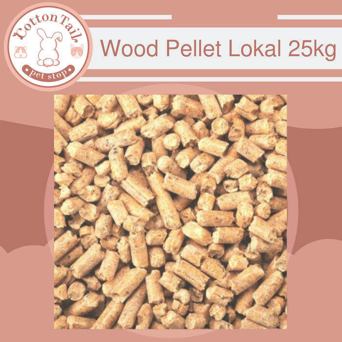 Wood Pellet Pelet Kayu Alas Kandang Kucing Kelinci Kg Lazada