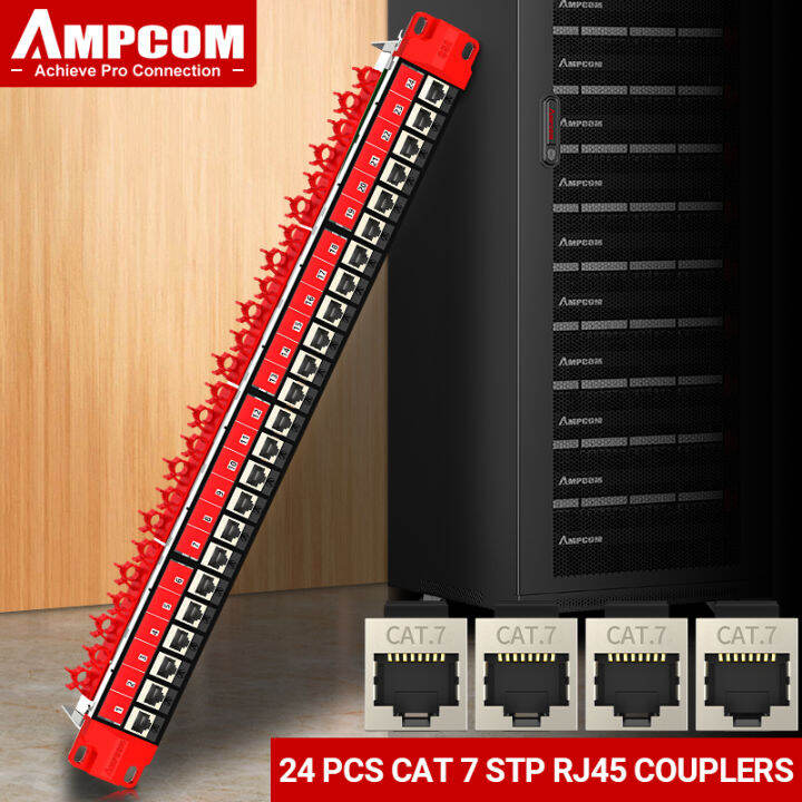 Ampcom Patch Panel Port Patch Panel Pass Through Rj Stp Thru