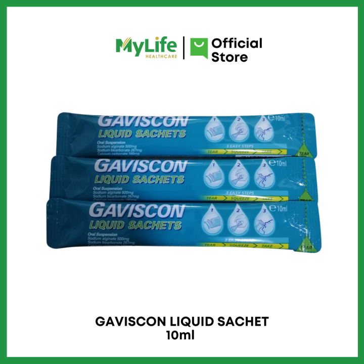 Gaviscon Liquid Sachet Ml Lazada