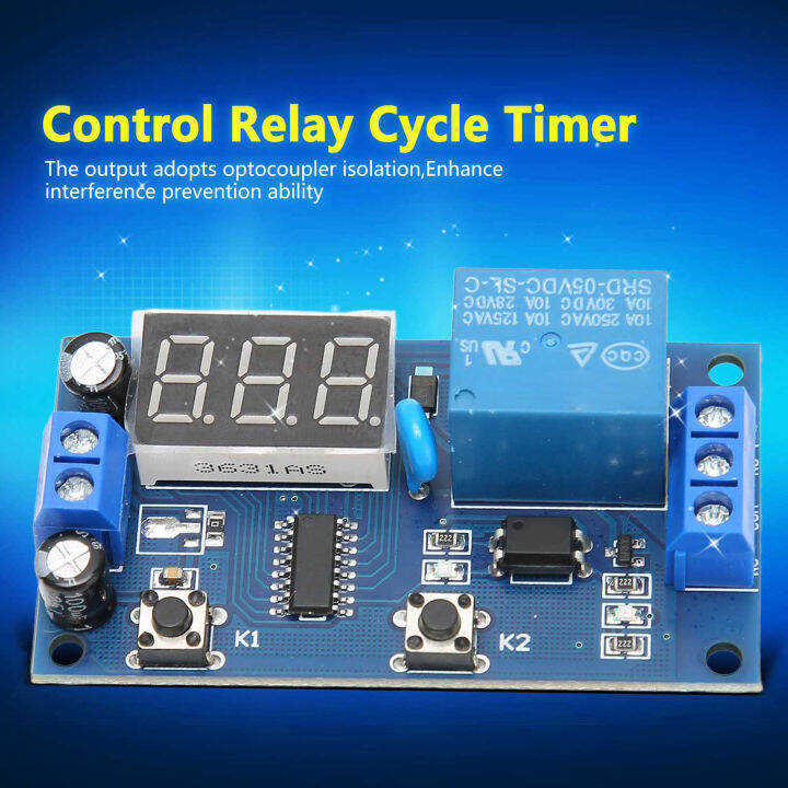 Control Relay Cycle Timer Dc V Trigger Delay Time Module Switch