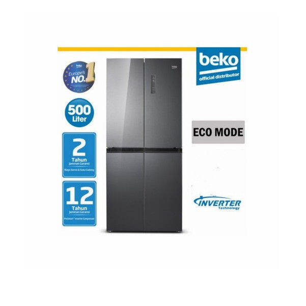 BEKO GNO5001GS KULKAS MULTI DOOR SIDE BY SIDE 500 LITER Lazada Indonesia