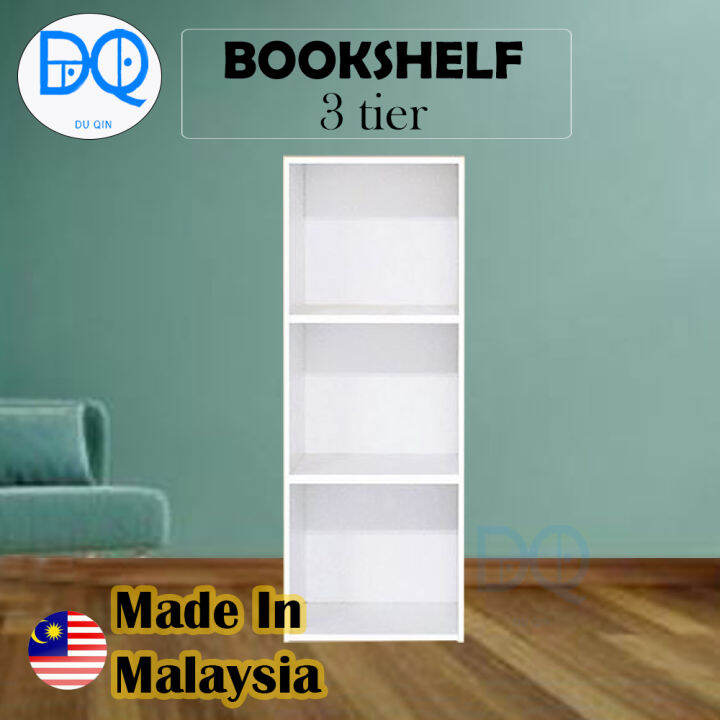 Du Qin Tier Bookshelf Diy Utility Shelf Multipurpose Shelf