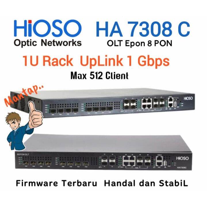 HIOSO EPON OLT HA7308C 8P PON Lazada Indonesia