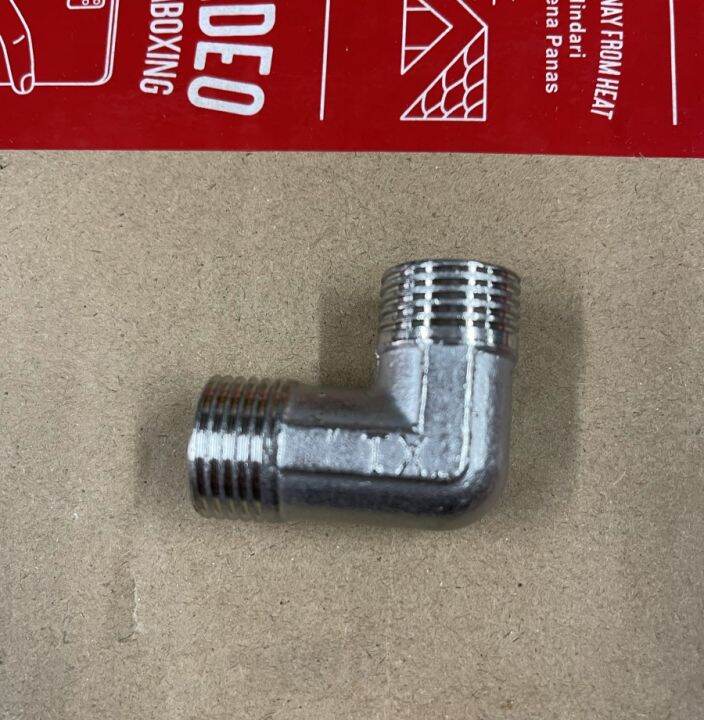 Elbow L Stainless DRAT LUAR SEMUA 1 2 INCH Stenlis Lazada Indonesia