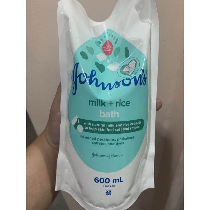 JOHNSON MILK AND RICE Liquid Bath Soap 600ml Lazada PH