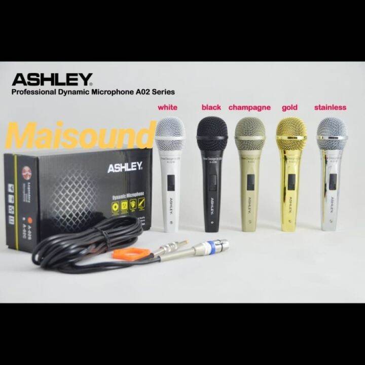 Mic Kabel Ashley A Dynamic Microphone Ashley A Lazada Indonesia