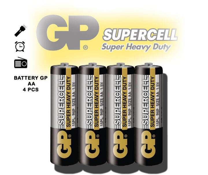 Battery Gp Supercell Super Heavy Duty Aa Aaa Pcs Lazada