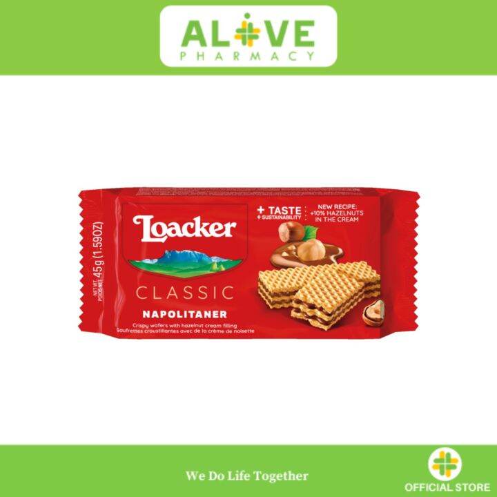 Loacker Wafer Classic Napolitaner G Lazada