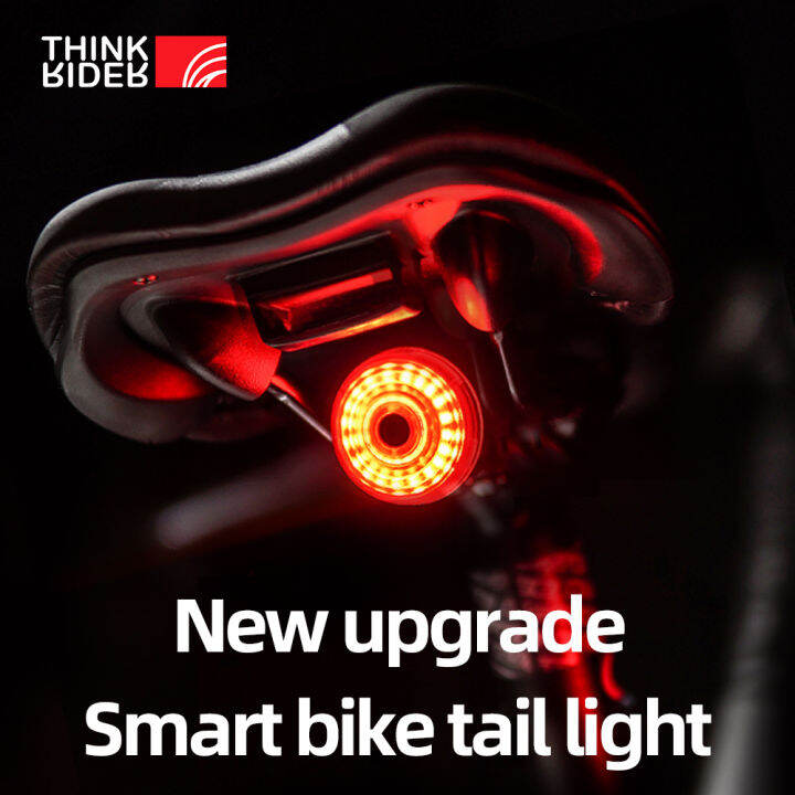 Thinkrider Cycling Taillight Bicycle Smart Auto Brake Sensing Light