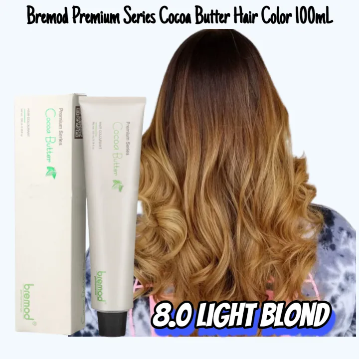 Bremod Premium Series Cocoa Butter Hair Color Ml Light Blonde